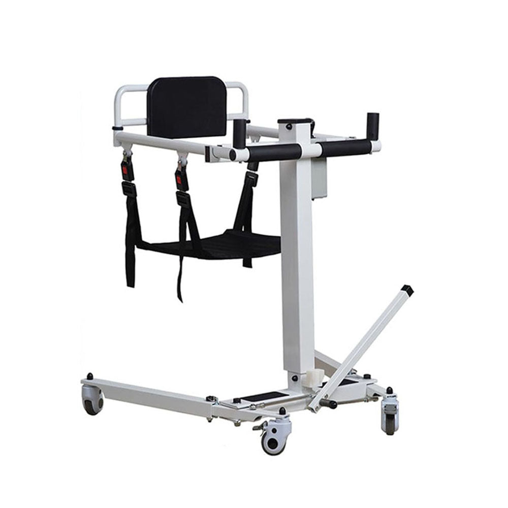 Foldable Electric Patient Lift for Home & Car | 280 lb 1-Person Transfer Machine with Shower-Safe Design & Easy One-Button Lift
